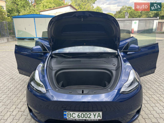 Синий Тесла Model Y, объемом двигателя 0 л и пробегом 35 тыс. км за 24000 $, фото 4 на Automoto.ua