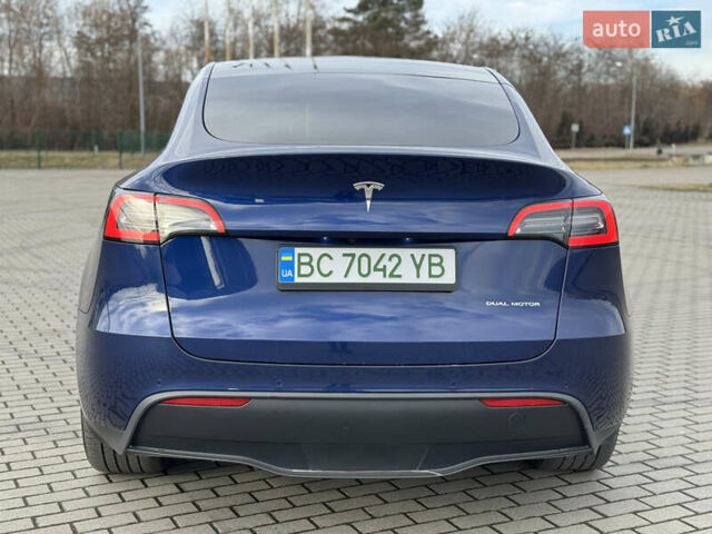 Синий Тесла Model Y, объемом двигателя 0 л и пробегом 83 тыс. км за 23800 $, фото 8 на Automoto.ua