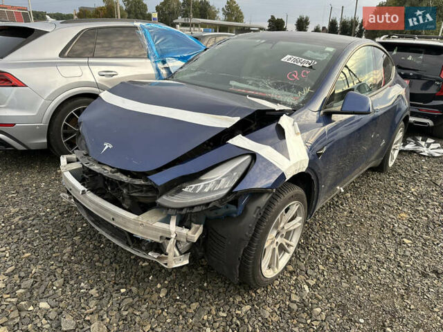 Синий Тесла Model Y, объемом двигателя 0 л и пробегом 186 тыс. км за 16000 $, фото 1 на Automoto.ua