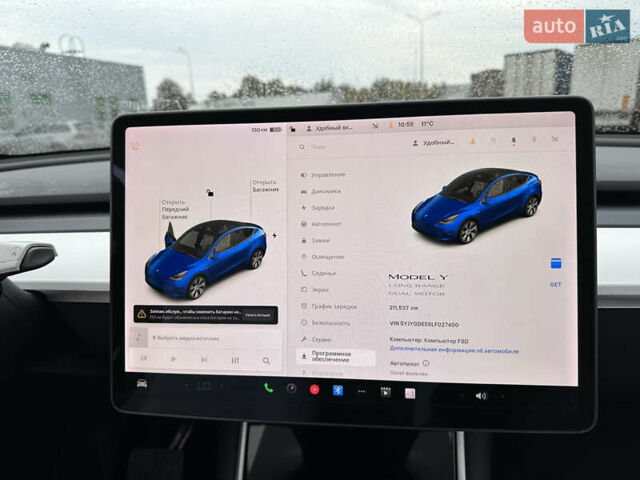 Синий Тесла Model Y, объемом двигателя 0 л и пробегом 211 тыс. км за 18200 $, фото 15 на Automoto.ua