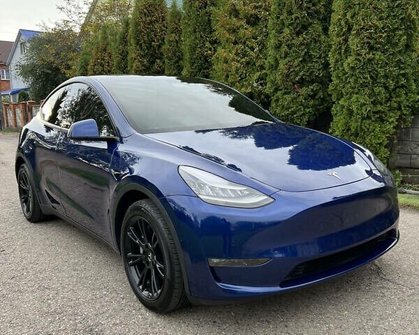 Синий Тесла Model Y, объемом двигателя 0 л и пробегом 32 тыс. км за 58000 $, фото 5 на Automoto.ua