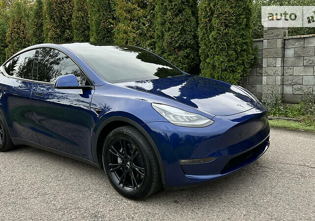 Синий Тесла Model Y, объемом двигателя 0 л и пробегом 32 тыс. км за 58000 $, фото 16 на Automoto.ua