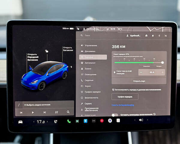 Синій Тесла Model Y, об'ємом двигуна 0 л та пробігом 84 тис. км за 24500 $, фото 20 на Automoto.ua