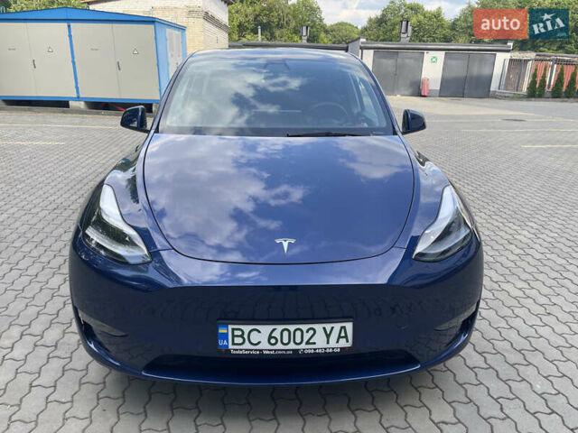Синий Тесла Model Y, объемом двигателя 0 л и пробегом 35 тыс. км за 24000 $, фото 3 на Automoto.ua