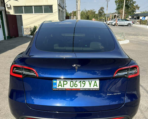 Синий Тесла Model Y, объемом двигателя 0 л и пробегом 60 тыс. км за 26000 $, фото 4 на Automoto.ua