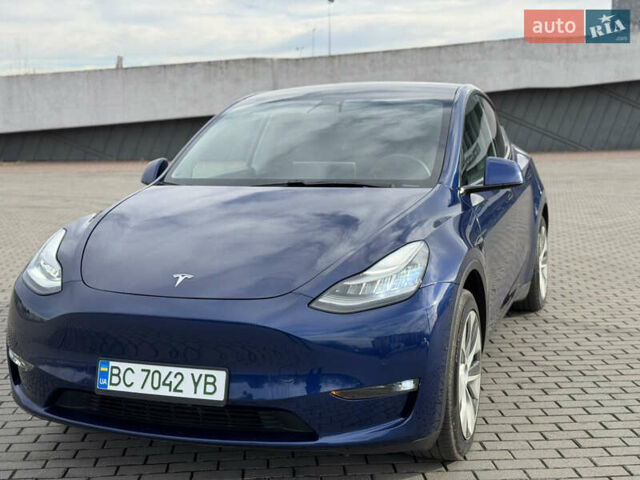 Синий Тесла Model Y, объемом двигателя 0 л и пробегом 83 тыс. км за 23800 $, фото 17 на Automoto.ua