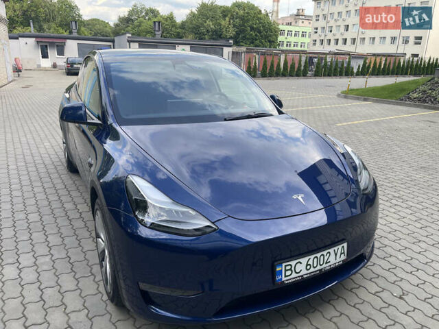 Синий Тесла Model Y, объемом двигателя 0 л и пробегом 35 тыс. км за 24000 $, фото 1 на Automoto.ua