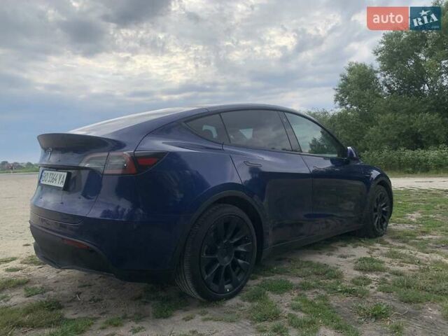 Синий Тесла Model Y, объемом двигателя 0 л и пробегом 75 тыс. км за 22900 $, фото 6 на Automoto.ua