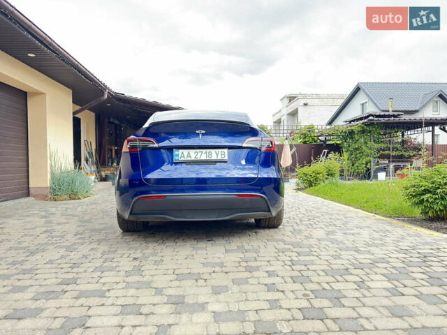 Синий Тесла Model Y, объемом двигателя 0 л и пробегом 57 тыс. км за 24300 $, фото 3 на Automoto.ua