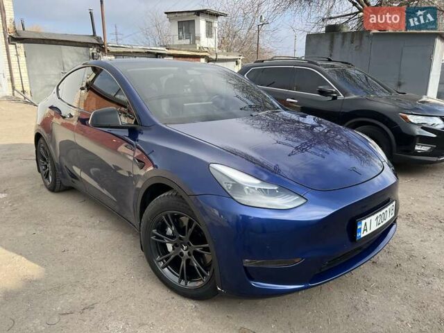 Синий Тесла Model Y, объемом двигателя 0 л и пробегом 101 тыс. км за 23999 $, фото 24 на Automoto.ua