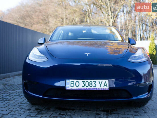 Синий Тесла Model Y, объемом двигателя 0 л и пробегом 42 тыс. км за 27000 $, фото 3 на Automoto.ua