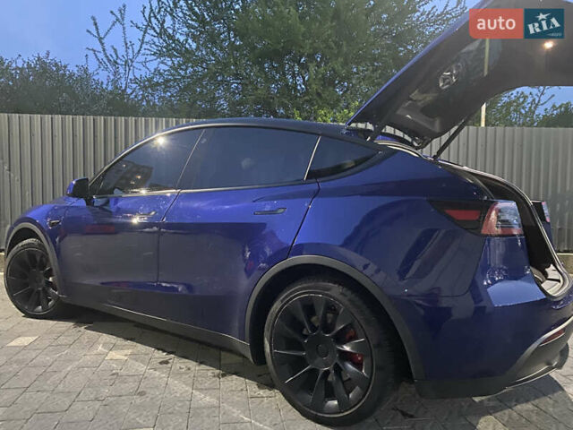 Синий Тесла Model Y, объемом двигателя 0 л и пробегом 190 тыс. км за 22300 $, фото 15 на Automoto.ua