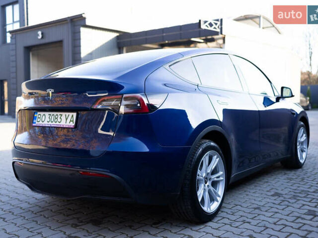 Синий Тесла Model Y, объемом двигателя 0 л и пробегом 42 тыс. км за 27000 $, фото 4 на Automoto.ua