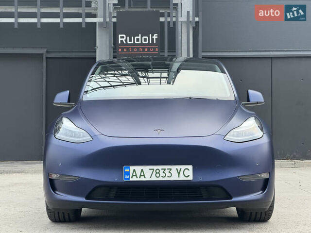 Синий Тесла Model Y, объемом двигателя 0 л и пробегом 88 тыс. км за 31990 $, фото 11 на Automoto.ua