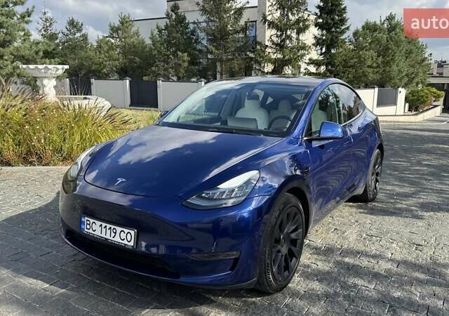 Синій Тесла Model Y, об'ємом двигуна 0 л та пробігом 66 тис. км за 28351 $, фото 2 на Automoto.ua