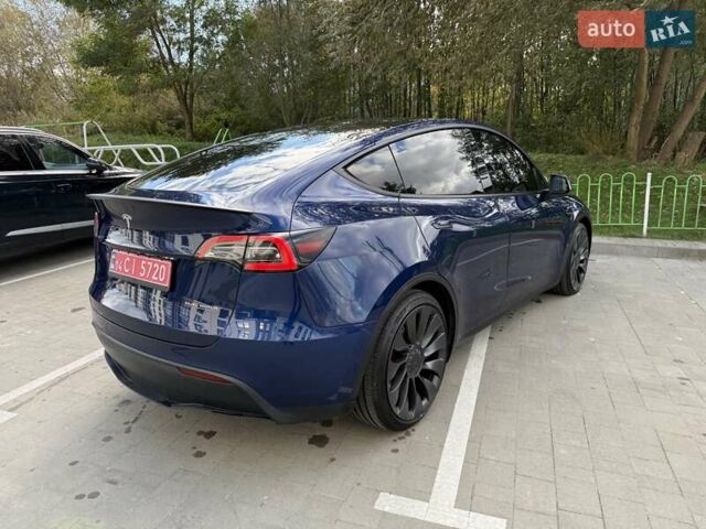 Синий Тесла Model Y, объемом двигателя 0 л и пробегом 86 тыс. км за 25900 $, фото 49 на Automoto.ua