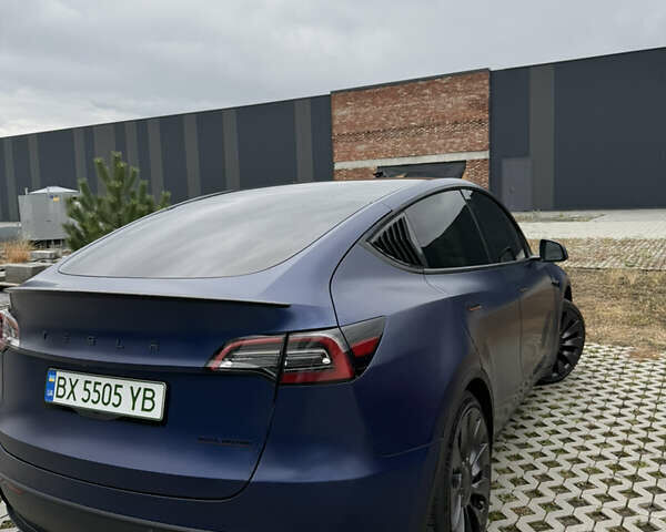 Синій Тесла Model Y, об'ємом двигуна 0 л та пробігом 48 тис. км за 26000 $, фото 40 на Automoto.ua