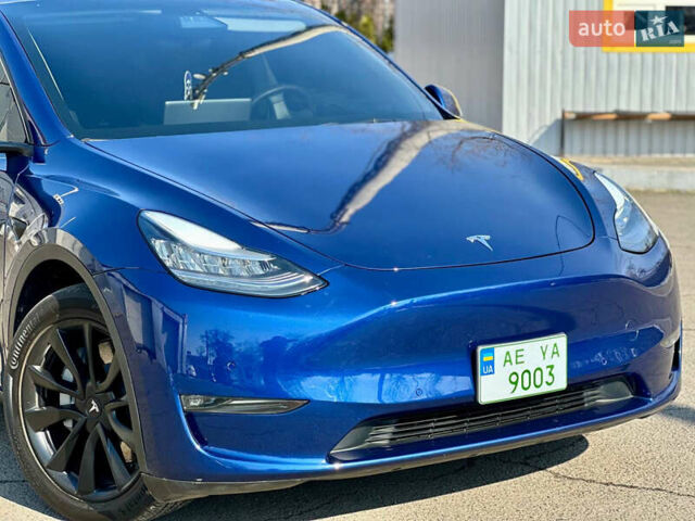 Синий Тесла Model Y, объемом двигателя 0 л и пробегом 33 тыс. км за 23300 $, фото 11 на Automoto.ua