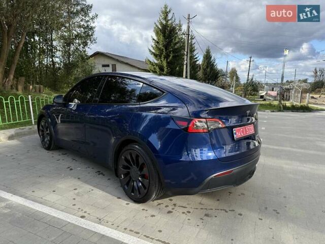 Синий Тесла Model Y, объемом двигателя 0 л и пробегом 86 тыс. км за 25900 $, фото 35 на Automoto.ua