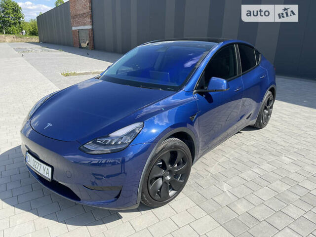 Синій Тесла Model Y, об'ємом двигуна 0 л та пробігом 22 тис. км за 31000 $, фото 1 на Automoto.ua