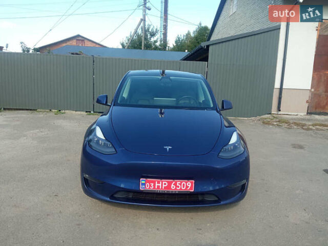 Синий Тесла Model Y, объемом двигателя 0 л и пробегом 183 тыс. км за 24999 $, фото 1 на Automoto.ua