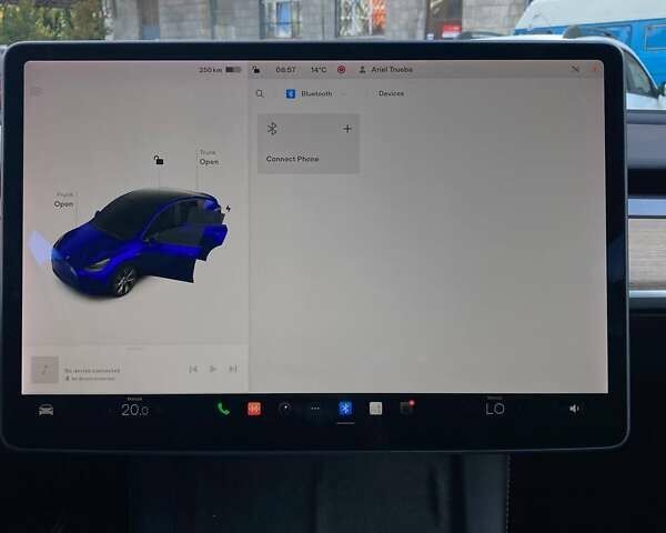Синий Тесла Model Y, объемом двигателя 0 л и пробегом 24 тыс. км за 26000 $, фото 9 на Automoto.ua