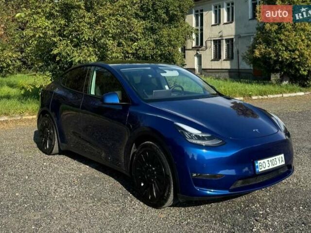 Синий Тесла Model Y, объемом двигателя 0 л и пробегом 72 тыс. км за 24800 $, фото 4 на Automoto.ua