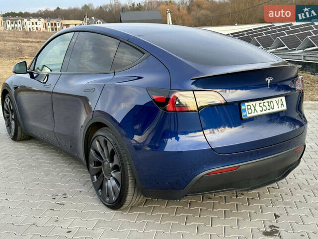 Синий Тесла Model Y, объемом двигателя 0 л и пробегом 120 тыс. км за 23900 $, фото 9 на Automoto.ua