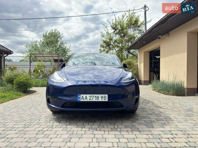 Синий Тесла Model Y, объемом двигателя 0 л и пробегом 57 тыс. км за 24300 $, фото 6 на Automoto.ua