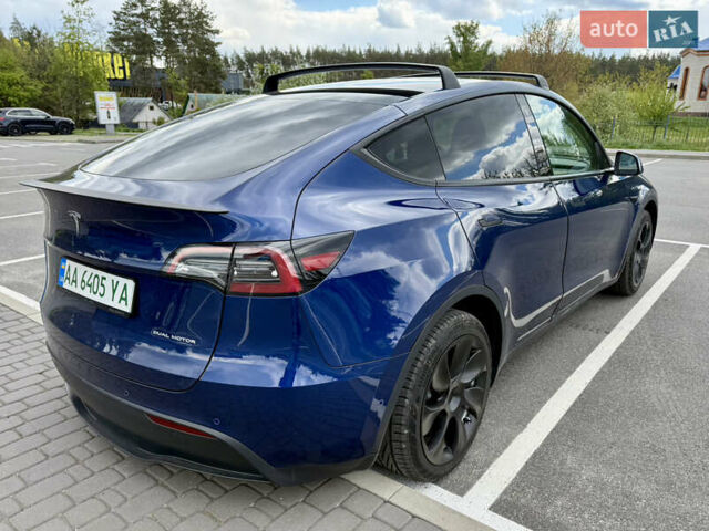 Синій Тесла Model Y, об'ємом двигуна 0 л та пробігом 77 тис. км за 28500 $, фото 4 на Automoto.ua