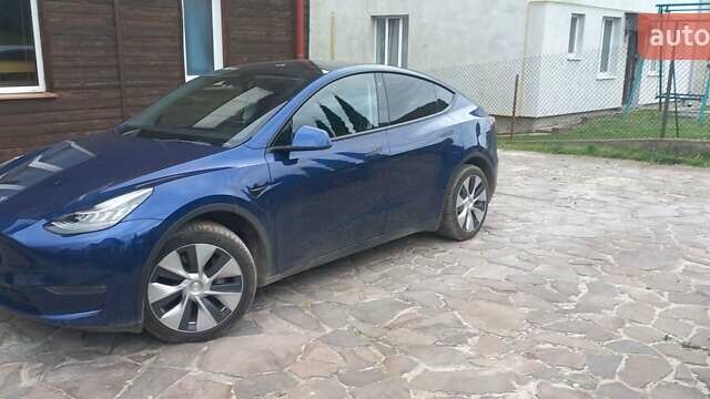 Синий Тесла Model Y, объемом двигателя 0 л и пробегом 74 тыс. км за 26500 $, фото 2 на Automoto.ua