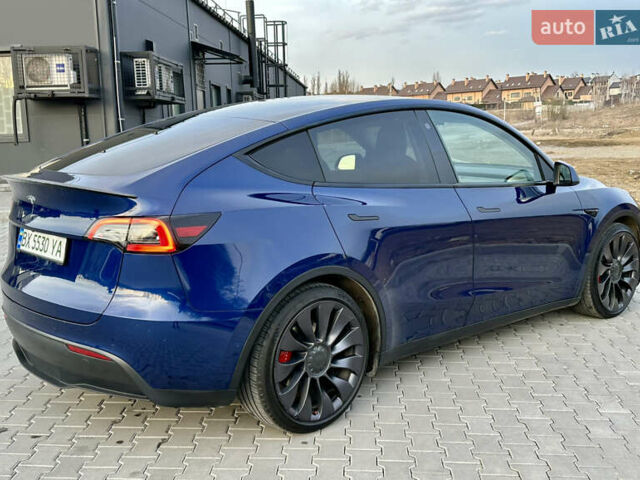 Синий Тесла Model Y, объемом двигателя 0 л и пробегом 123 тыс. км за 22000 $, фото 10 на Automoto.ua