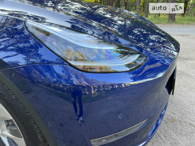 Синий Тесла Model Y, объемом двигателя 0 л и пробегом 28 тыс. км за 47900 $, фото 25 на Automoto.ua