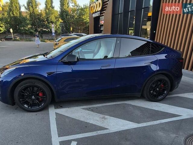 Синий Тесла Model Y, объемом двигателя 0 л и пробегом 69 тыс. км за 26500 $, фото 5 на Automoto.ua
