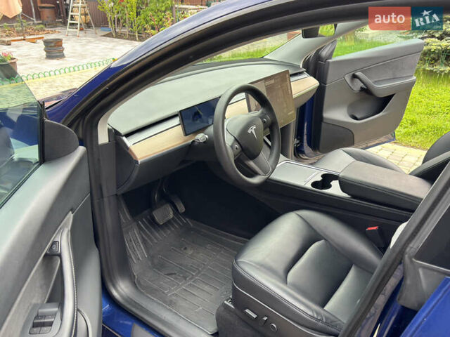 Синий Тесла Model Y, объемом двигателя 0 л и пробегом 57 тыс. км за 24300 $, фото 13 на Automoto.ua
