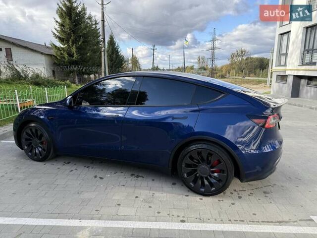 Синий Тесла Model Y, объемом двигателя 0 л и пробегом 86 тыс. км за 25900 $, фото 37 на Automoto.ua