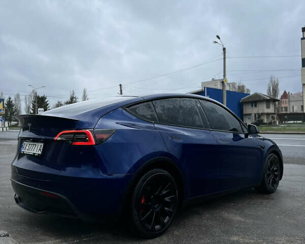 Синий Тесла Model Y, объемом двигателя 0 л и пробегом 79 тыс. км за 24600 $, фото 4 на Automoto.ua