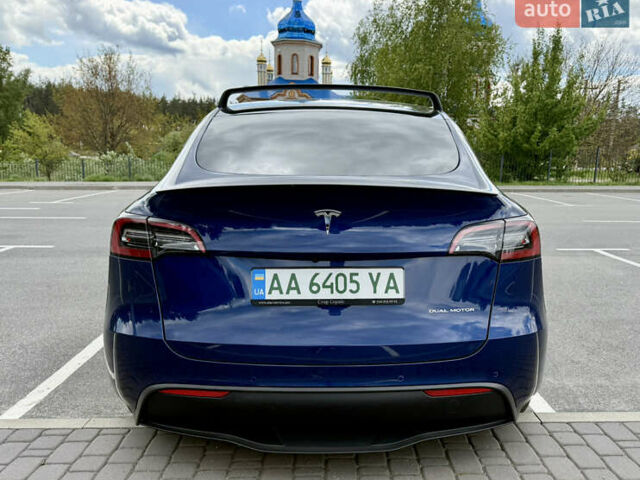 Синій Тесла Model Y, об'ємом двигуна 0 л та пробігом 77 тис. км за 28500 $, фото 2 на Automoto.ua