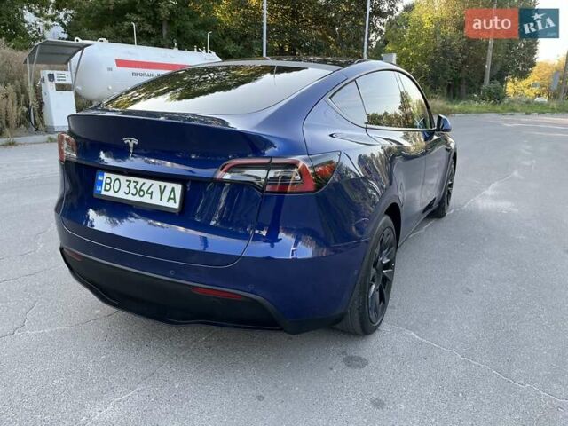 Синий Тесла Model Y, объемом двигателя 0 л и пробегом 68 тыс. км за 25000 $, фото 3 на Automoto.ua