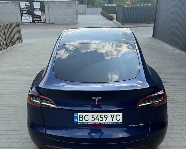 Синий Тесла Model Y, объемом двигателя 0 л и пробегом 160 тыс. км за 24999 $, фото 5 на Automoto.ua