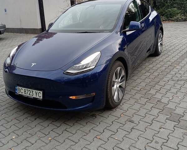 Синій Тесла Model Y, об'ємом двигуна 0 л та пробігом 51 тис. км за 25999 $, фото 4 на Automoto.ua