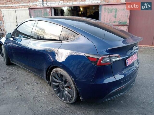 Синий Тесла Model Y, объемом двигателя 0 л и пробегом 115 тыс. км за 21900 $, фото 10 на Automoto.ua