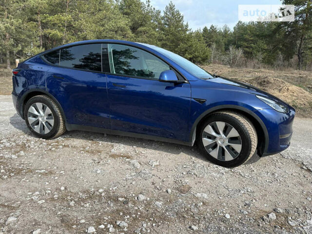 Синий Тесла Model Y, объемом двигателя 0 л и пробегом 35 тыс. км за 38499 $, фото 35 на Automoto.ua
