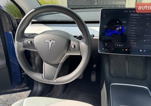 Синій Тесла Model Y, об'ємом двигуна 0 л та пробігом 66 тис. км за 28351 $, фото 24 на Automoto.ua