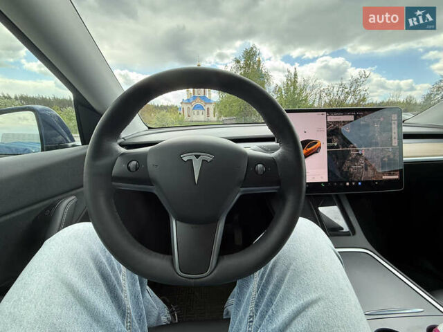 Синій Тесла Model Y, об'ємом двигуна 0 л та пробігом 77 тис. км за 28500 $, фото 10 на Automoto.ua