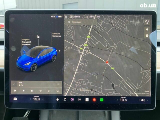 Синій Тесла Model Y, об'ємом двигуна 0 л та пробігом 91 тис. км за 25990 $, фото 23 на Automoto.ua
