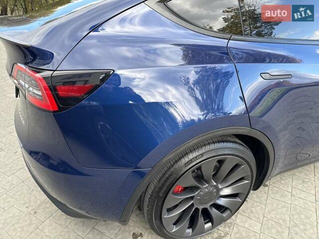 Синий Тесла Model Y, объемом двигателя 0 л и пробегом 87 тыс. км за 23900 $, фото 21 на Automoto.ua