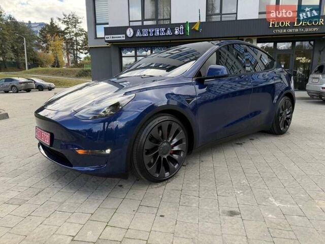 Синій Тесла Model Y, об'ємом двигуна 0 л та пробігом 88 тис. км за 22999 $, фото 6 на Automoto.ua