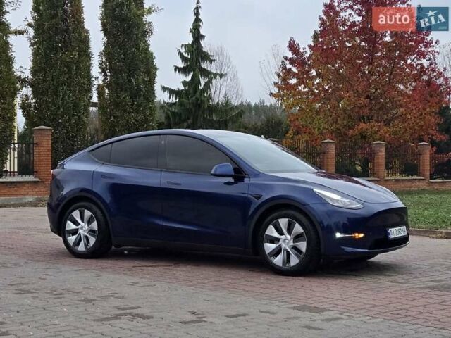 Синий Тесла Model Y, объемом двигателя 0 л и пробегом 99 тыс. км за 25500 $, фото 11 на Automoto.ua