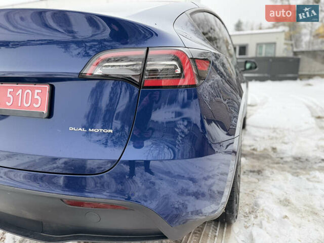 Синий Тесла Model Y, объемом двигателя 0 л и пробегом 63 тыс. км за 27000 $, фото 7 на Automoto.ua